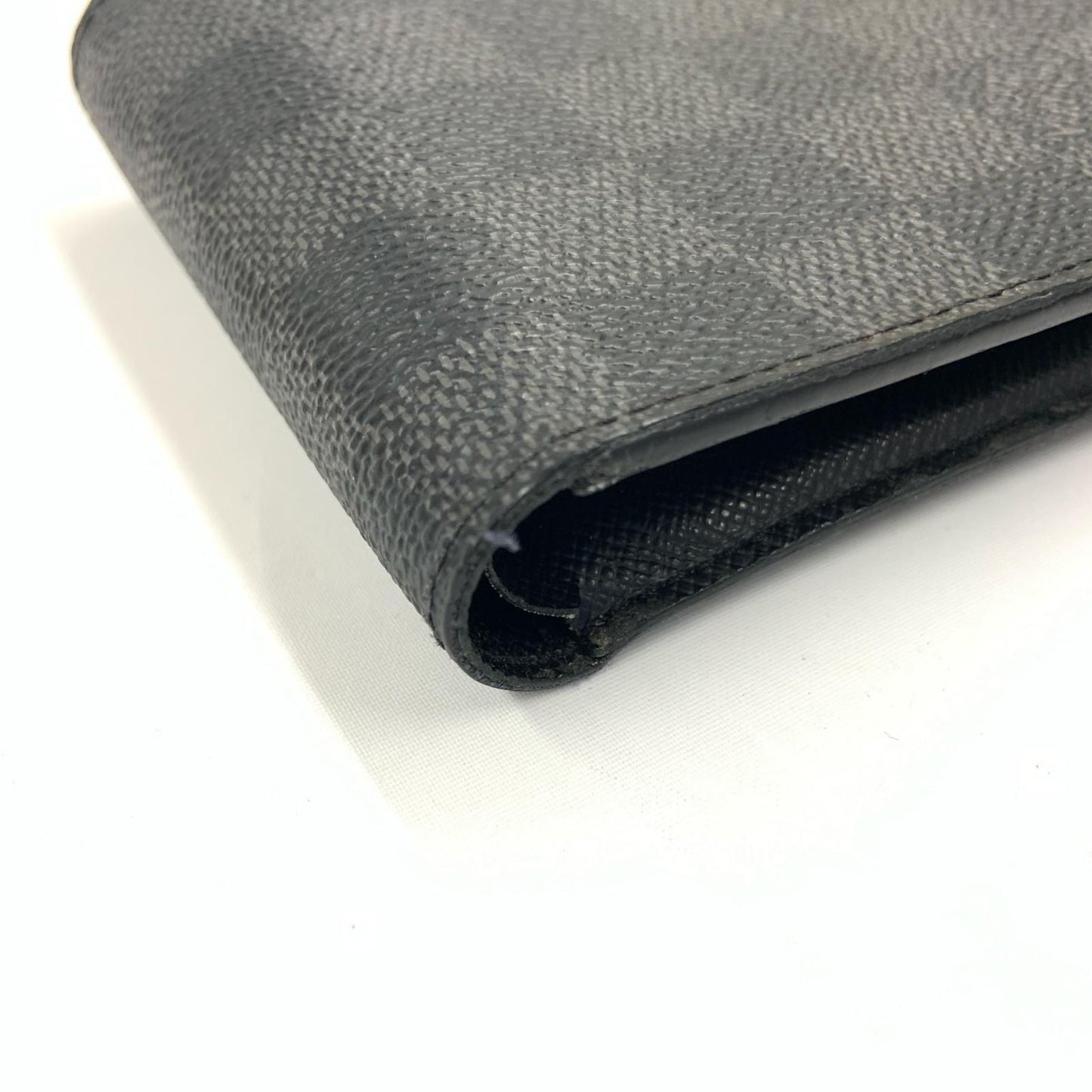 Louis Vuitton Damier Graphite Portefeuille Marco NM Bifold Wallet Black — view 6