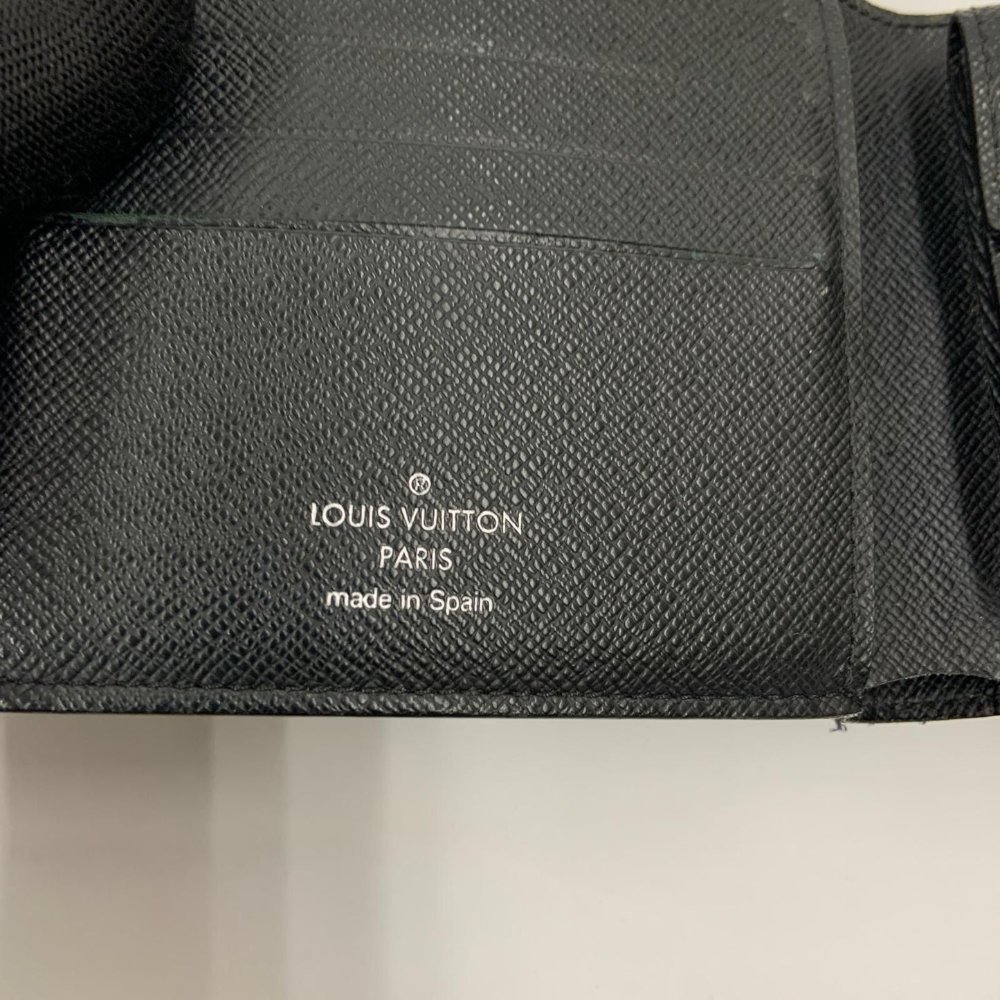 Louis Vuitton Damier Graphite Portefeuille Marco NM Bifold Wallet Black — view 8