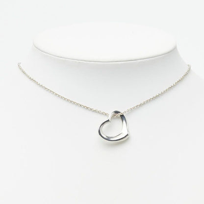 Tiffany & Co Open Heart Pendant Silver — view 7