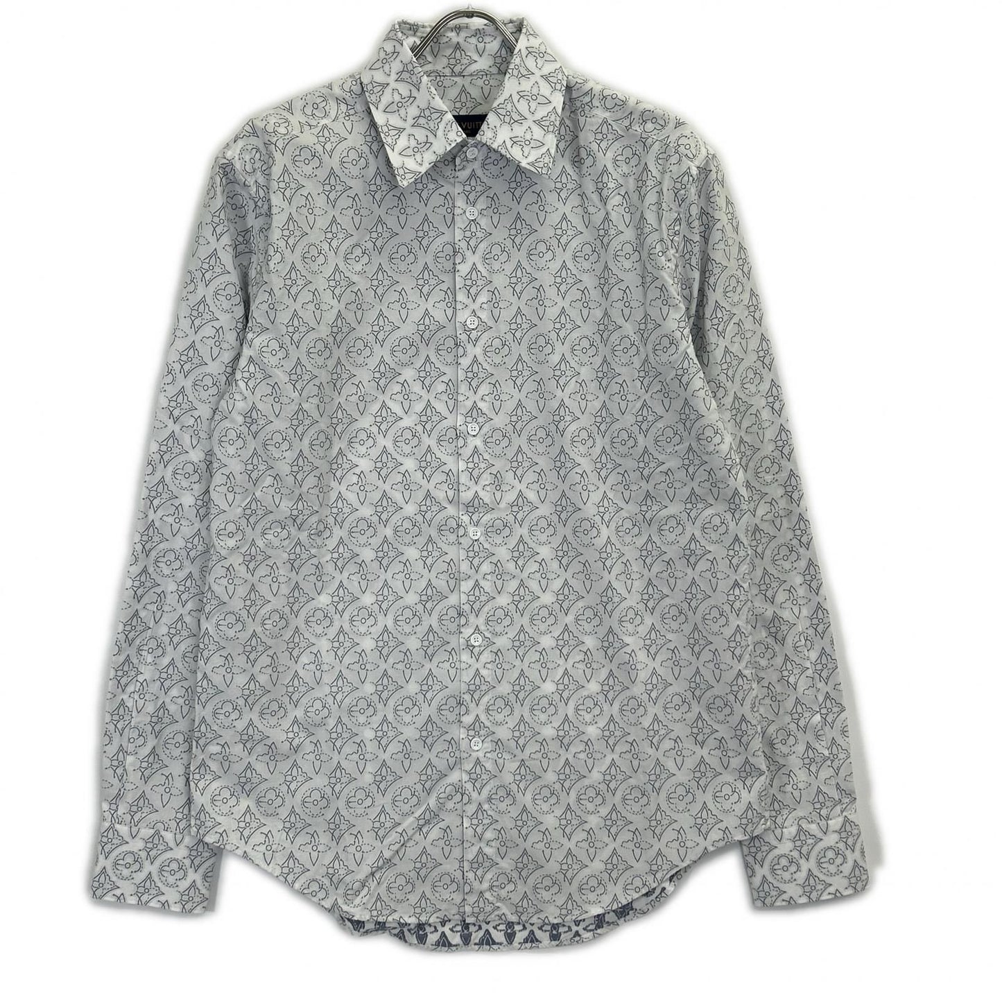 Louis Vuitton Eo4 White Monogram Flower Shirt