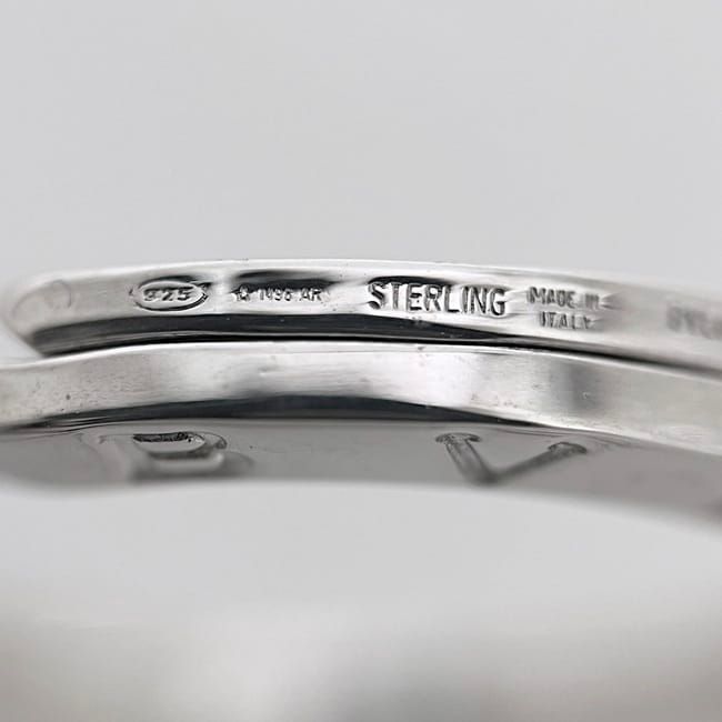 Bvlgari Key Ring Silver Polished Sterling — view 9