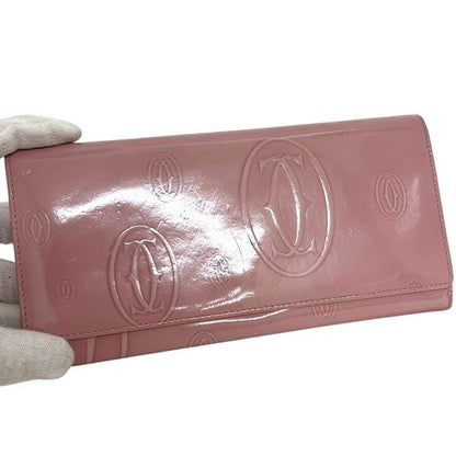 Cartier Bifold Wallet Pink Happy Birthday Leather — view 9