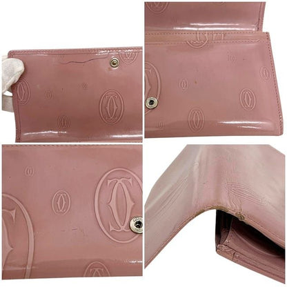 Cartier Bifold Wallet Pink Happy Birthday Leather — view 3