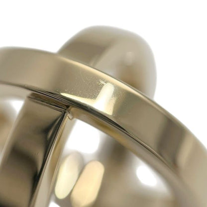 Hermes Scarf Ring Cosmos Gold Metal — view 6