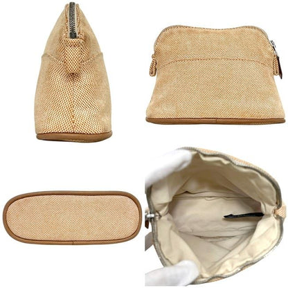 Hermes Pouch Bolide 16 Mini Beige Case Toile — view 2