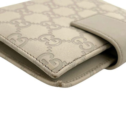 Gucci Notebook Cover Beige White Guccissima Line 6 Holes System Leather Agenda — view 7