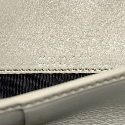 Gucci Notebook Cover Beige White Guccissima Line 6 Holes System Leather Agenda — view 4