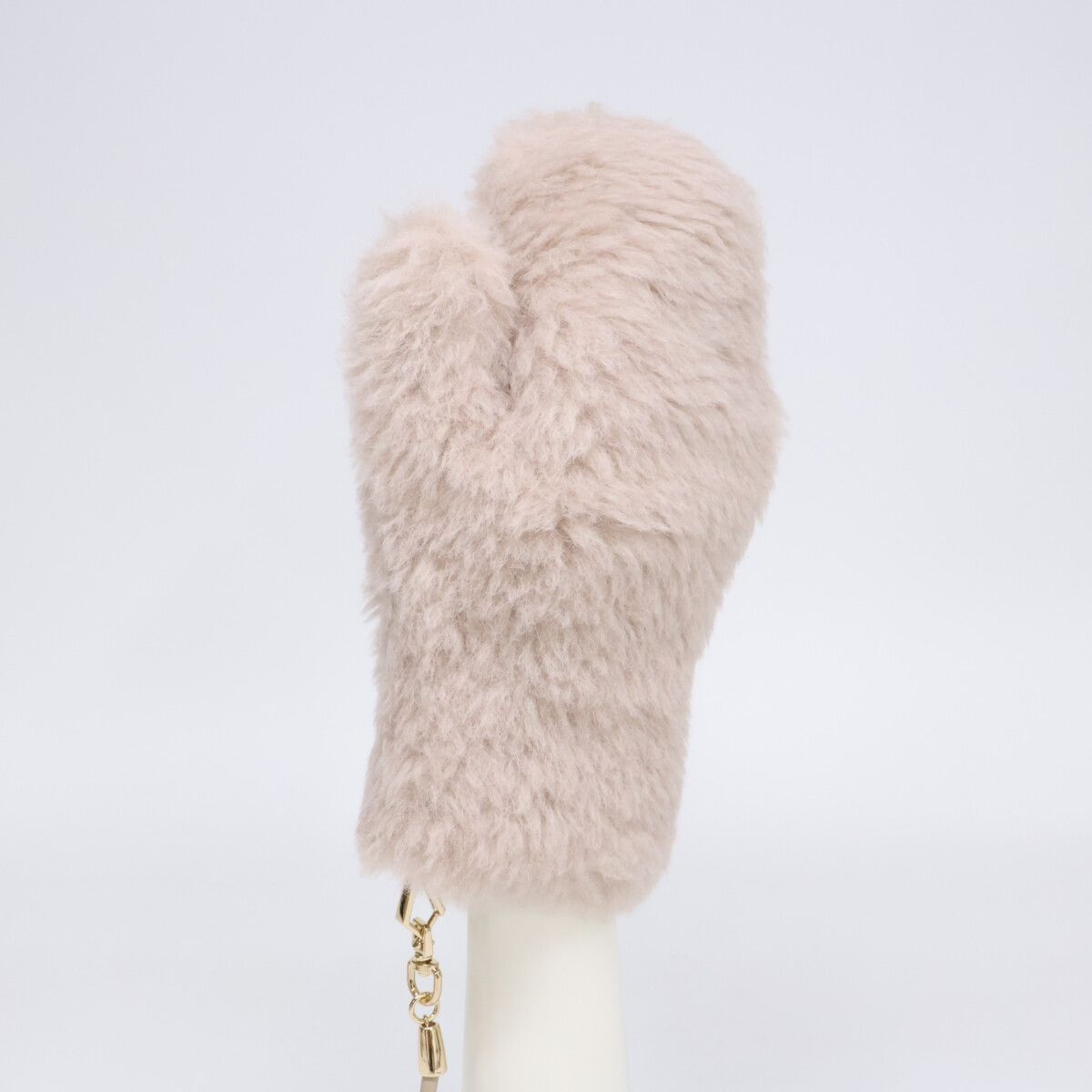 Max Mara Ombrato Vargin Wool Alpaca Silk Teddy Bear Mitten — view 4
