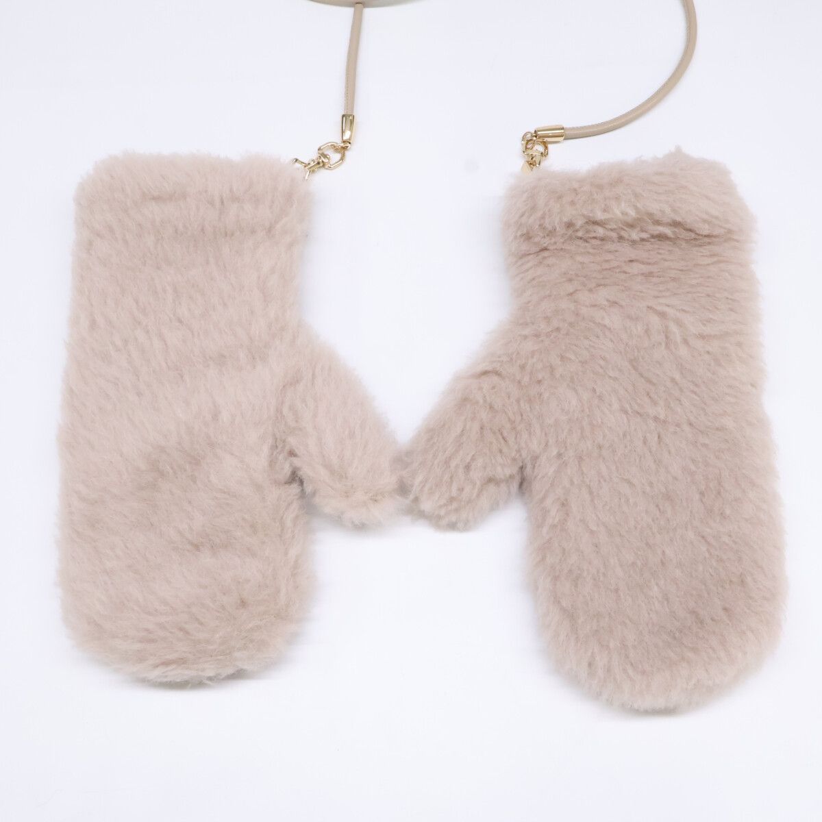 Max Mara Ombrato Vargin Wool Alpaca Silk Teddy Bear Mitten — view 2
