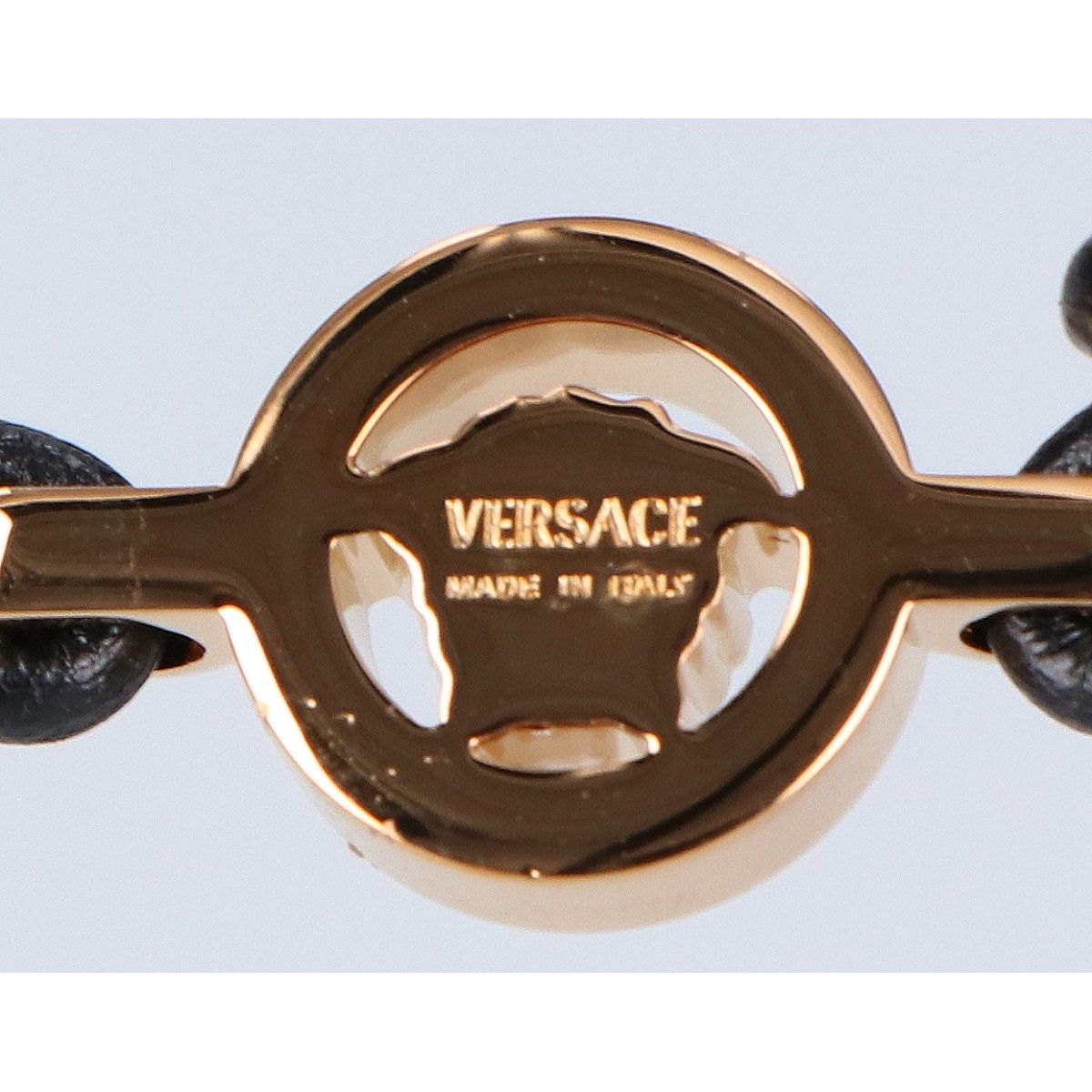 Versace Medusa '95 Crystal Leather Bracelet — view 5