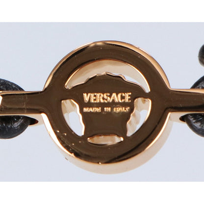 Versace Medusa '95 Crystal Leather Bracelet — view 5