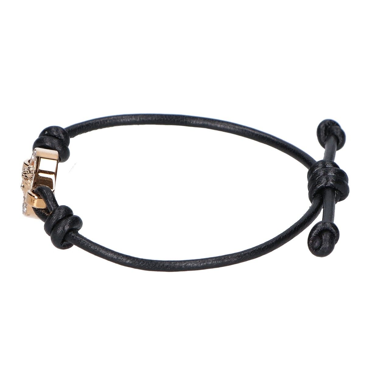 Versace Medusa '95 Crystal Leather Bracelet — view 2