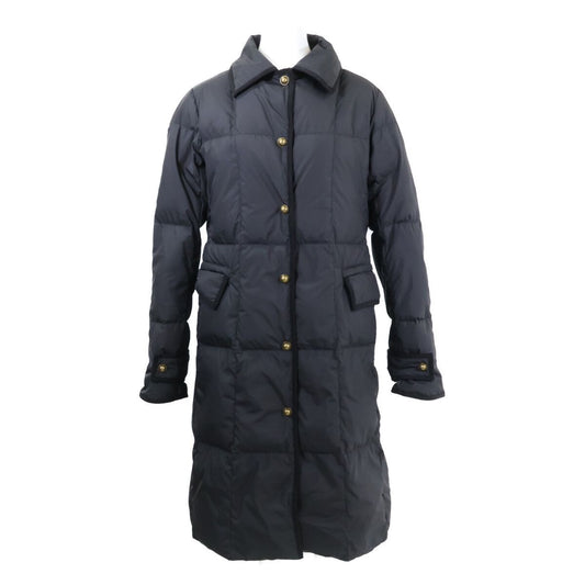 Moncler Achard Arm Leather Logo Patch Long Down Jacket