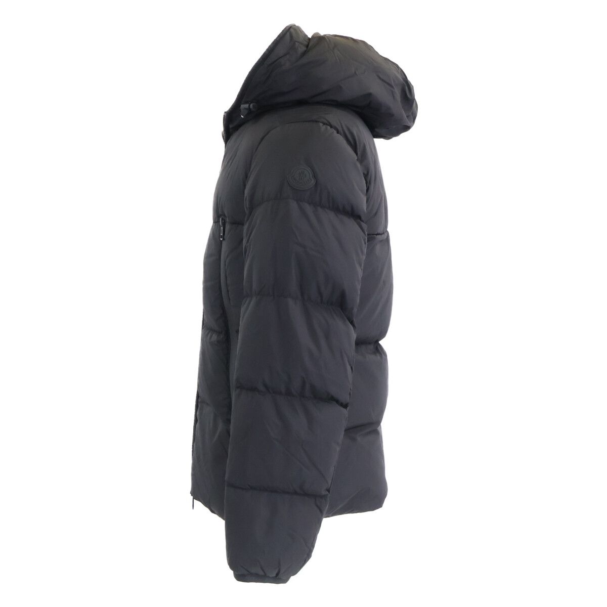 Moncler Montcla Inside Logo Embroidered Grosgrain Tape Hoodie Down — view 3