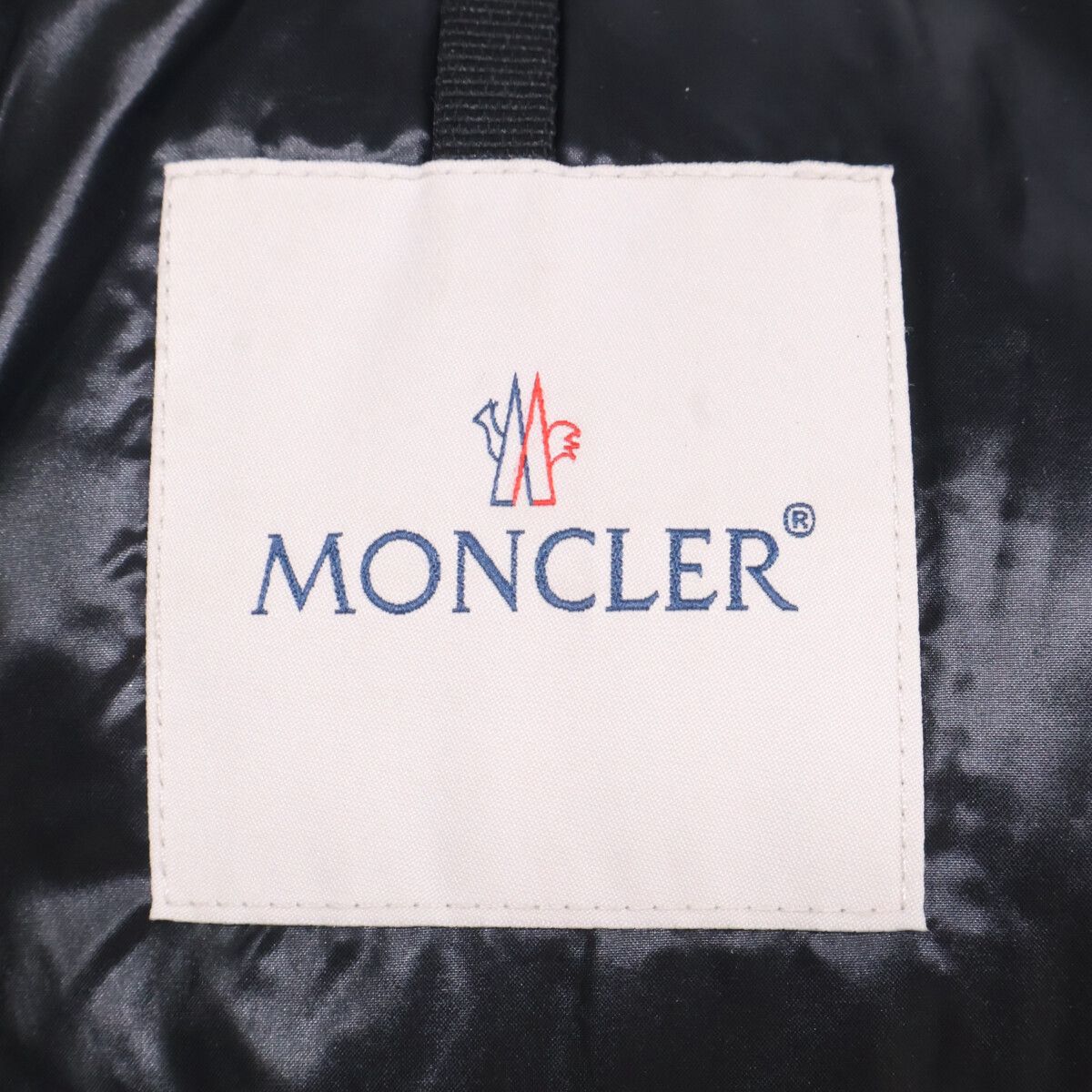 Moncler Montcla Inside Logo Embroidered Grosgrain Tape Hoodie Down — view 5