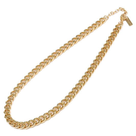 Saint Laurent Paris Gold Cab Chain Necklace
