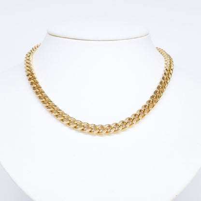 Saint Laurent Paris Gold Cab Chain Necklace — view 6