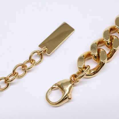 Saint Laurent Paris Gold Cab Chain Necklace — view 4