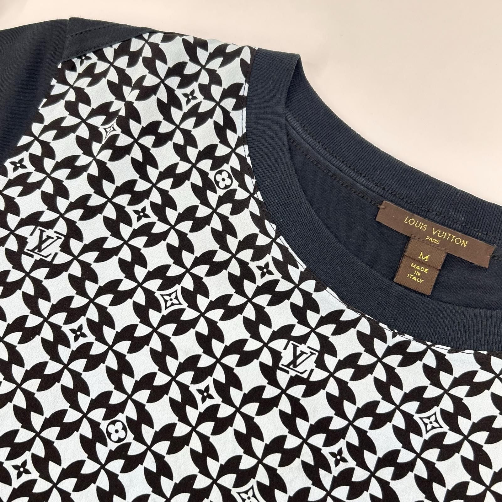Louis Vuitton Monogram All Over Silk Cut Replacement Short Sleeve T-Shirt — view 6