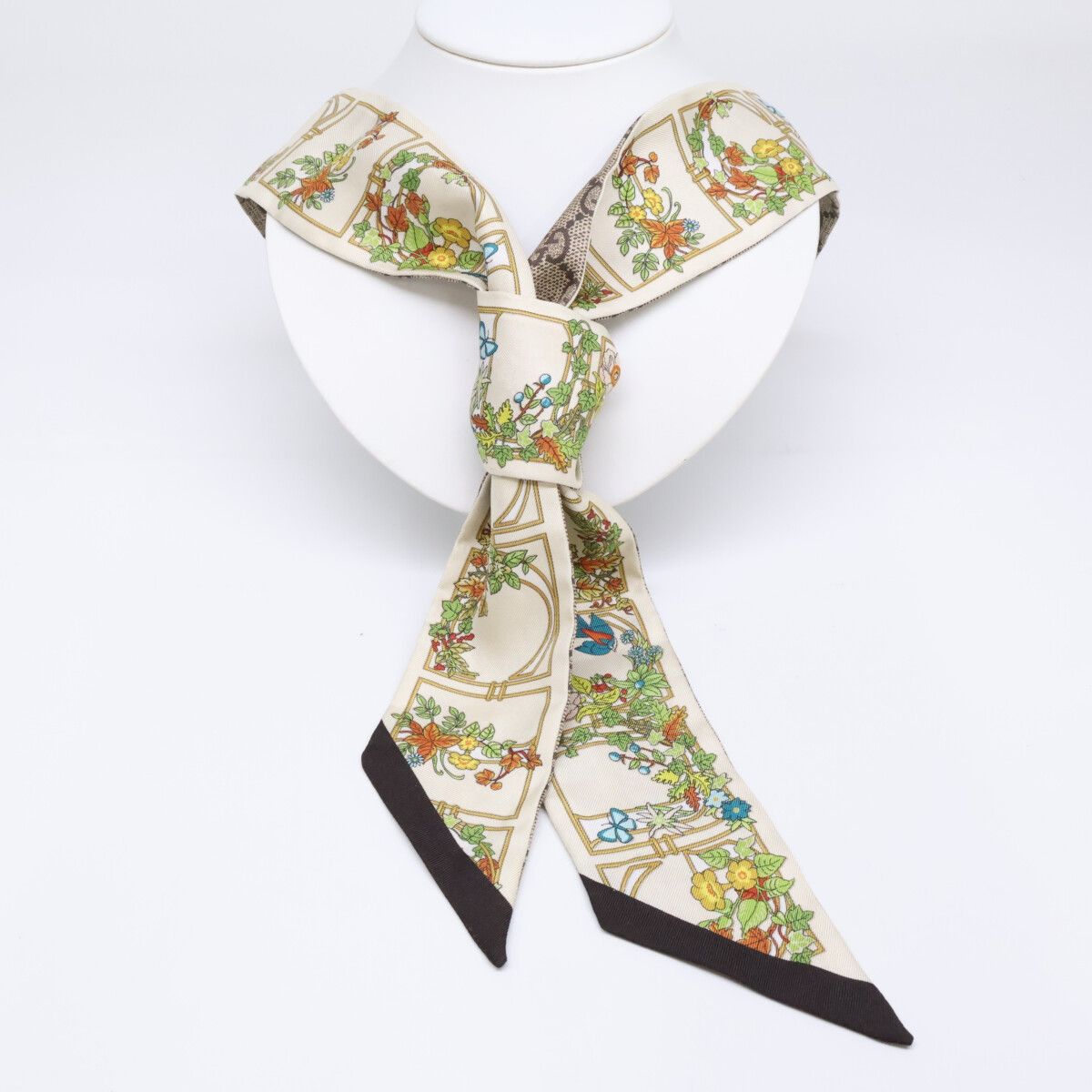 Gucci GG Flora Silk Scarf — view 2