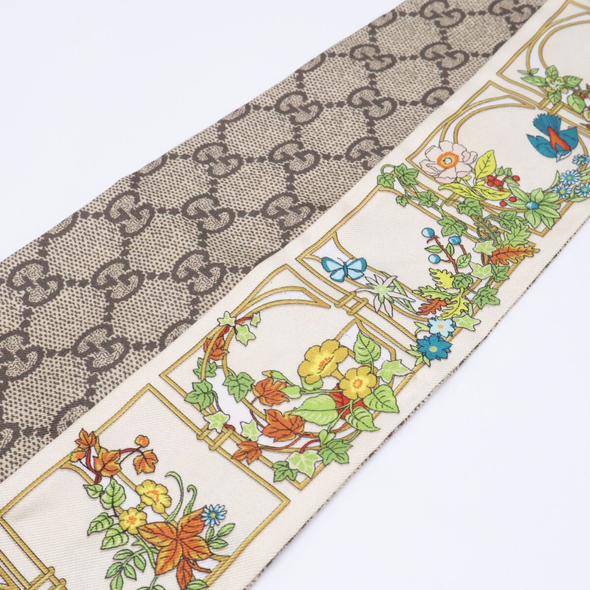 Gucci GG Flora Silk Scarf — view 4