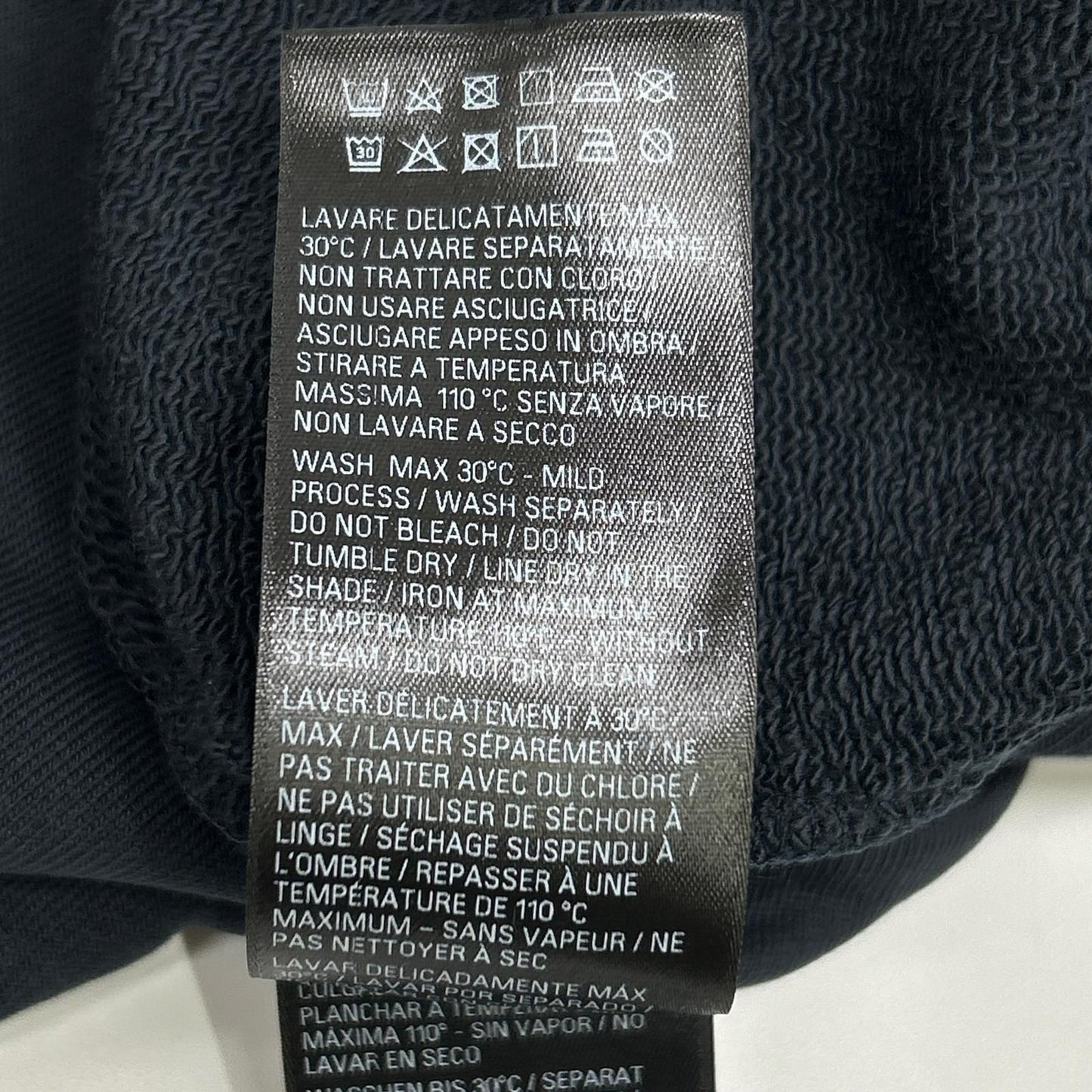 Balenciaga Black Garde Robe Sweatshirt XS — view 4