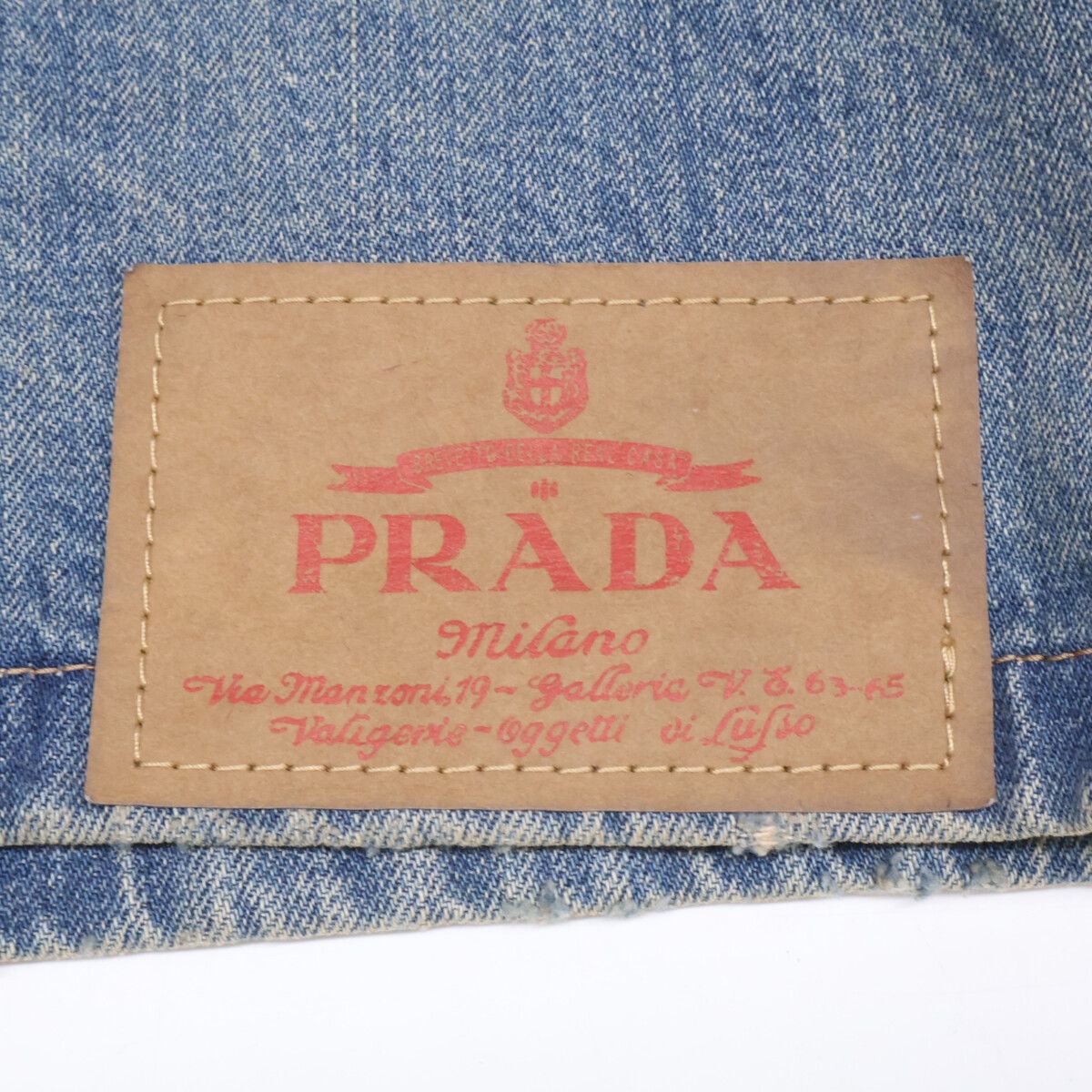 Prada Denim Bowling Shirt — view 8