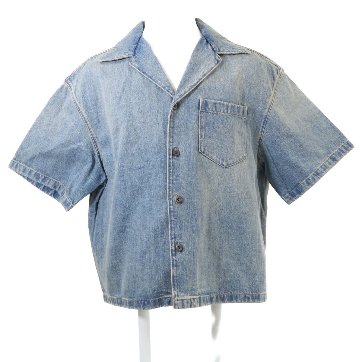 Prada Denim Bowling Shirt
