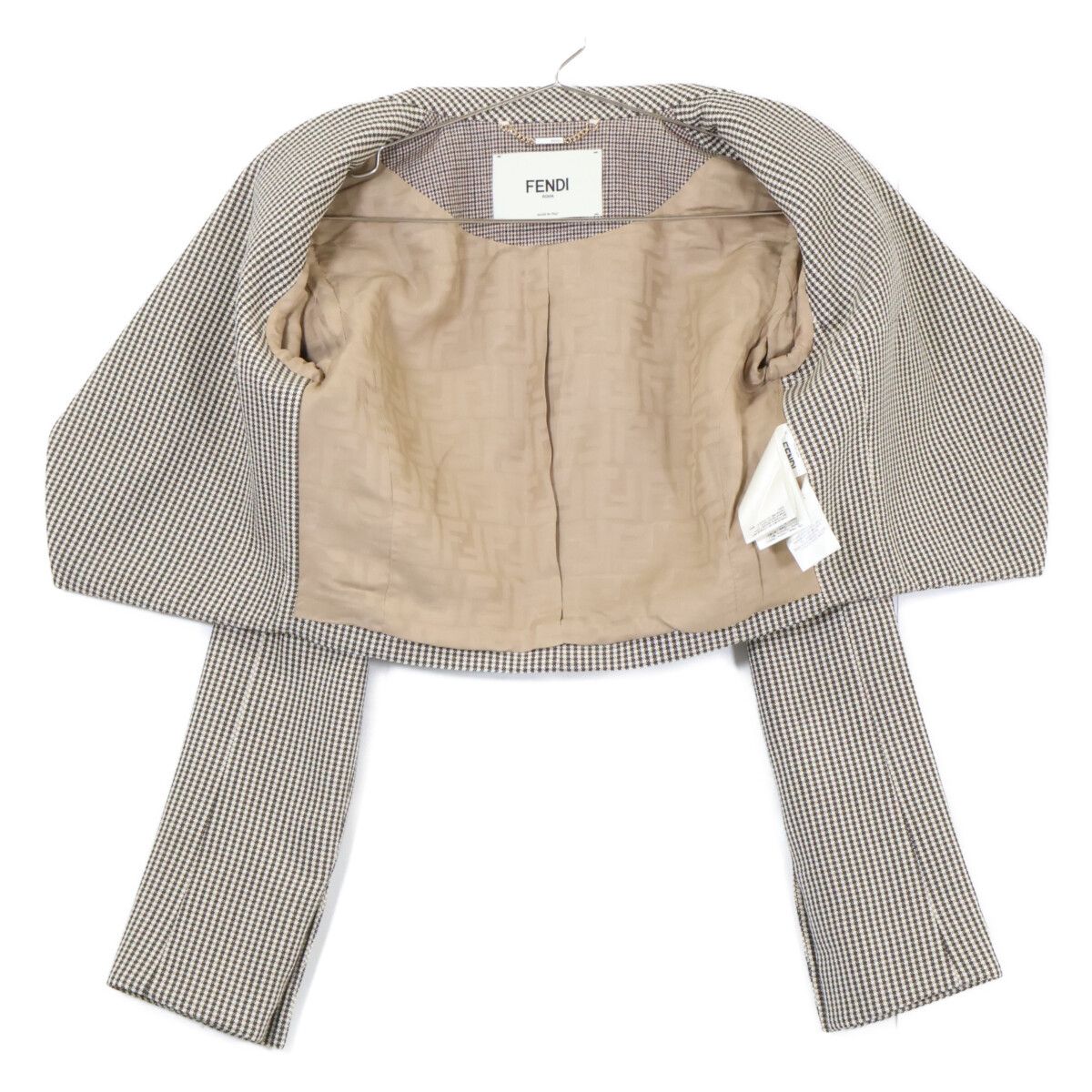 Fendi Aksm Gun Club Check Shorts Jacket Set 38 — view 4