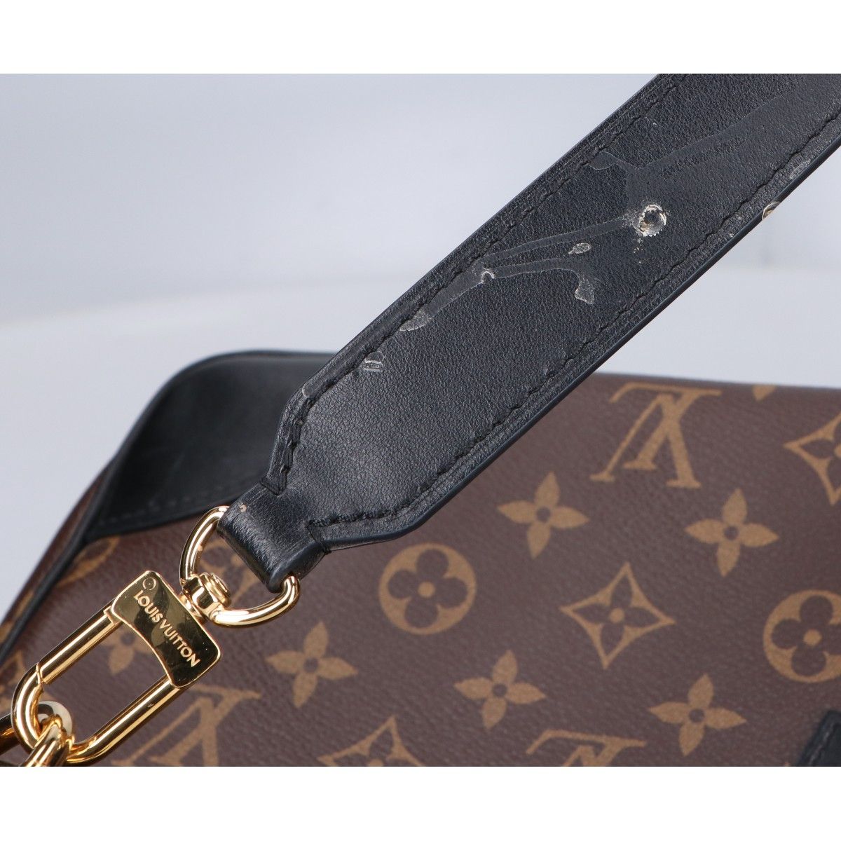 Louis Vuitton Monogram Macassar Odeon Shoulder — view 8