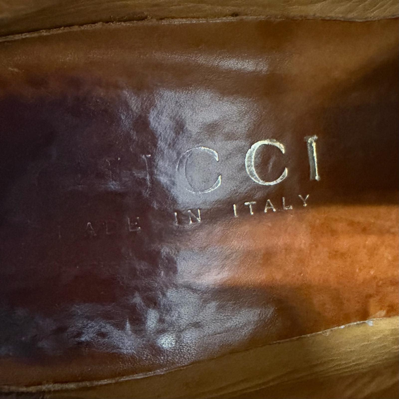 Gucci 114 Leather Horsebit Chukka Boots Ankle Brown 40 Recommended — view 6