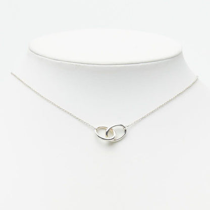 Tiffany & Co Elsa Peretti Double Loop Pendant Silver — view 9