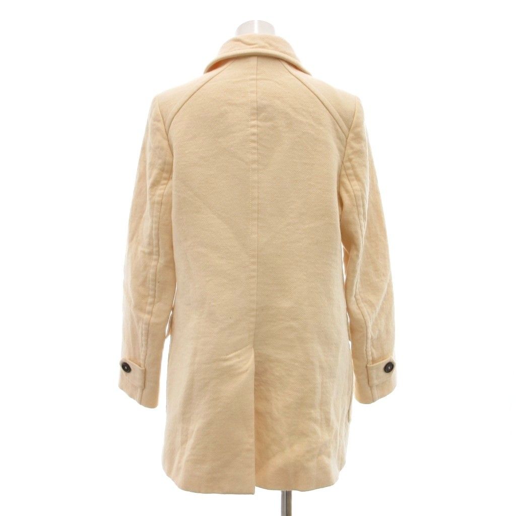 Miu Miu Miu Coat Half Midi Length 42 Iabori Regular Color Flap Pocket SX — view 2