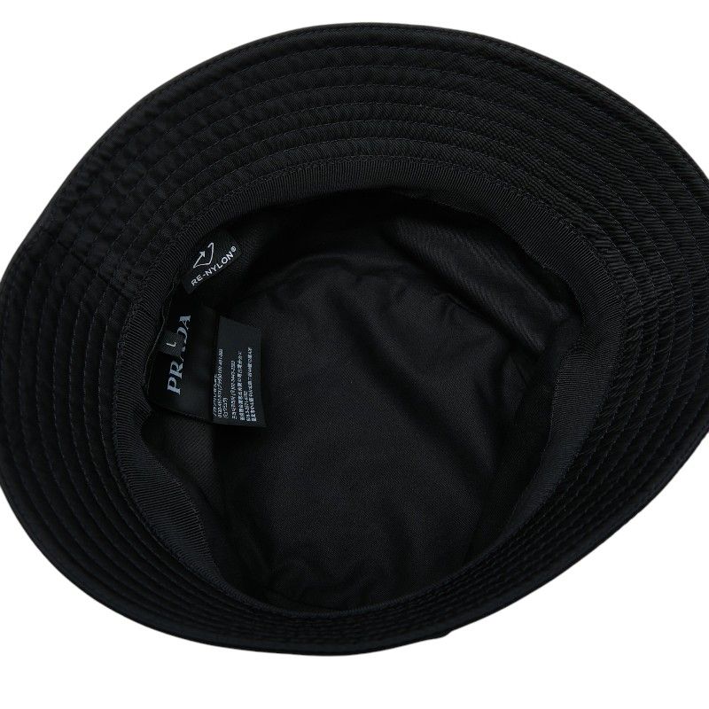 Prada Re-Nylon Bucket Hat L 59 cm Black Nylon — view 5