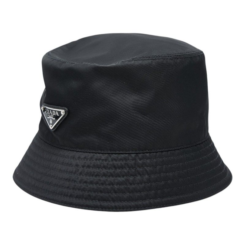 Prada Re-Nylon Bucket Hat L 59 cm Black Nylon — view 2