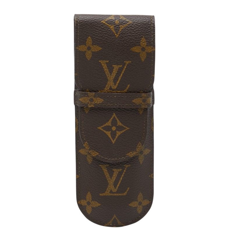 Louis Vuitton Monogram Etui Stiro Pen Case Brown