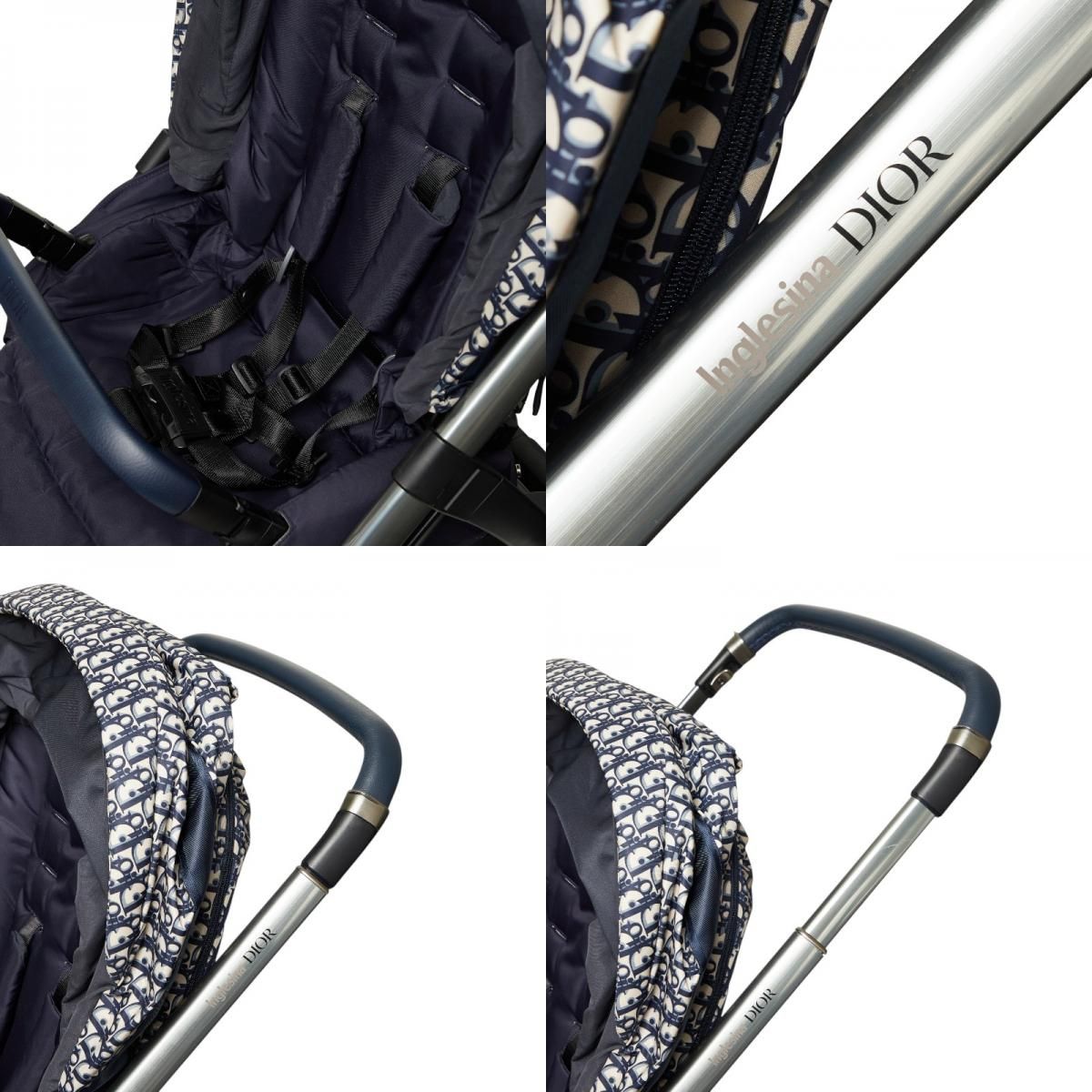 Dior Inglesina Oblique Baby Navy Stroller — view 8