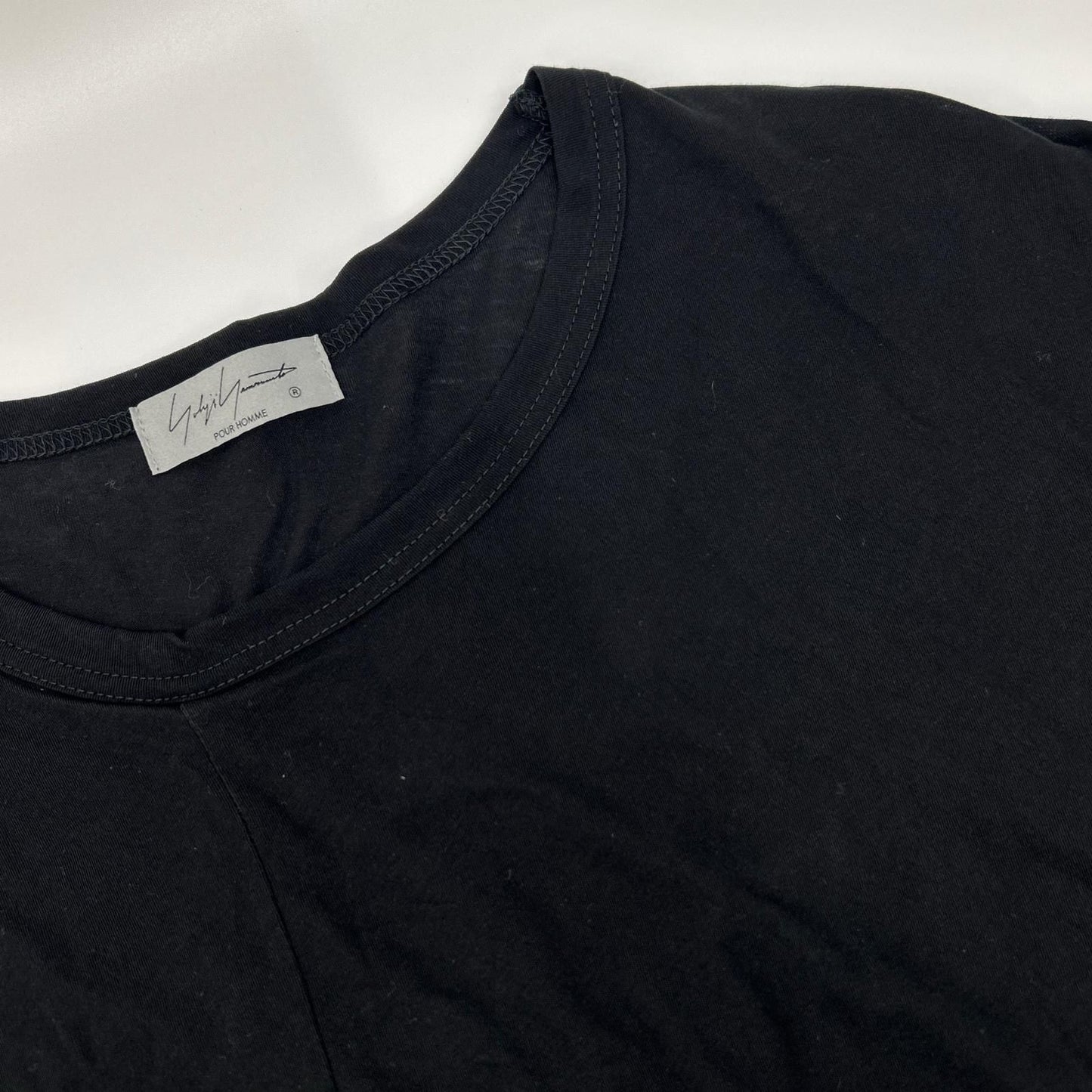 Dior Yohji Yamamoto Pour Homme Ama Jersey Asymmetry Hem S Top — view 5