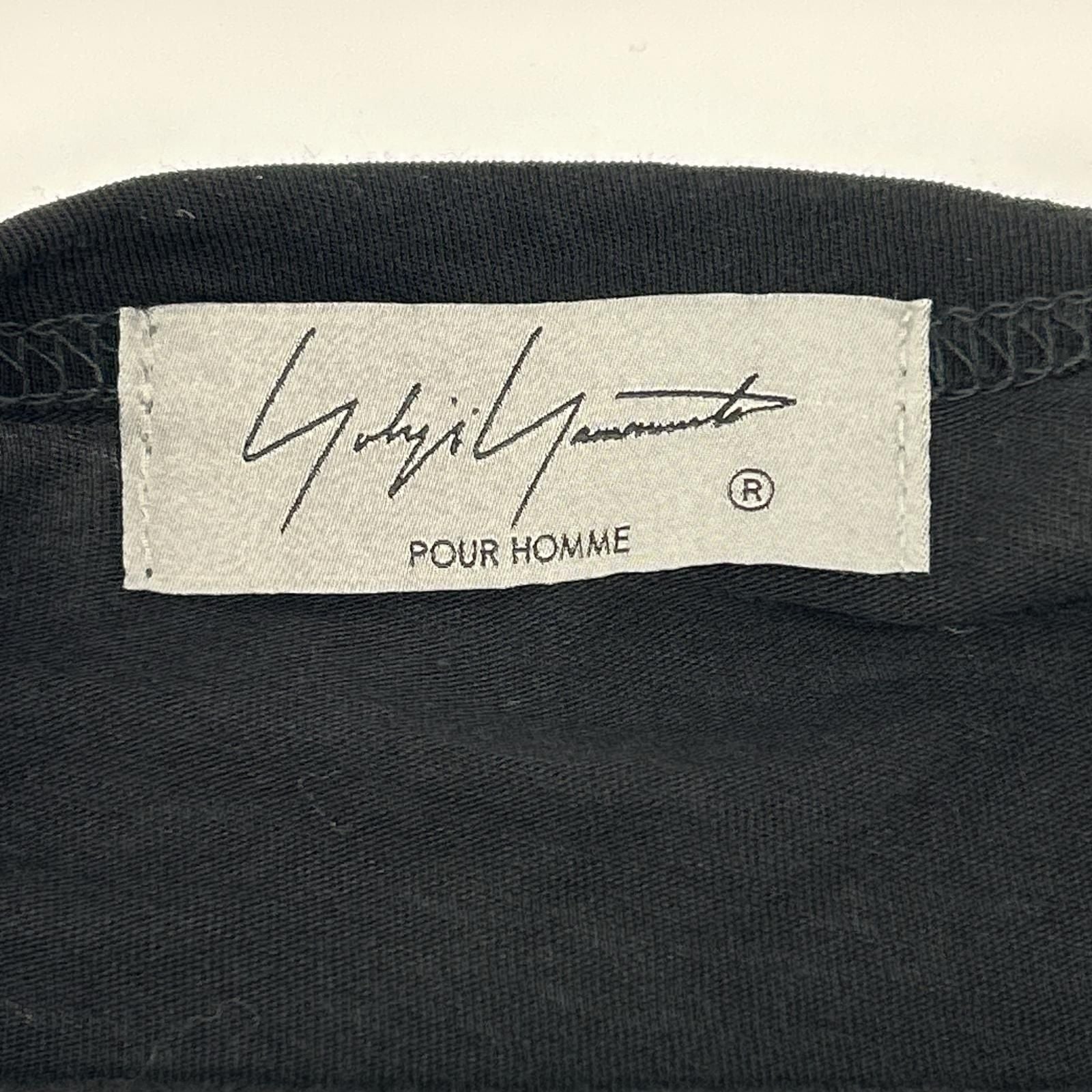 Dior Yohji Yamamoto Pour Homme Ama Jersey Asymmetry Hem S Top — view 3