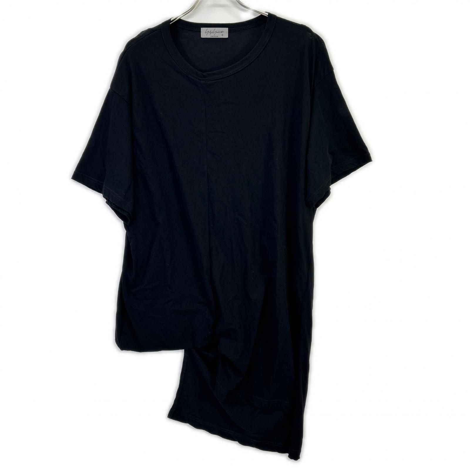 Dior Yohji Yamamoto Pour Homme Ama Jersey Asymmetry Hem S Top