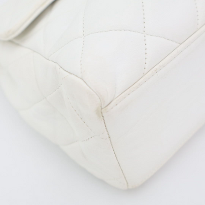 Chanel Quilted 25 Caviar Leather Double Flap Chain — view 3