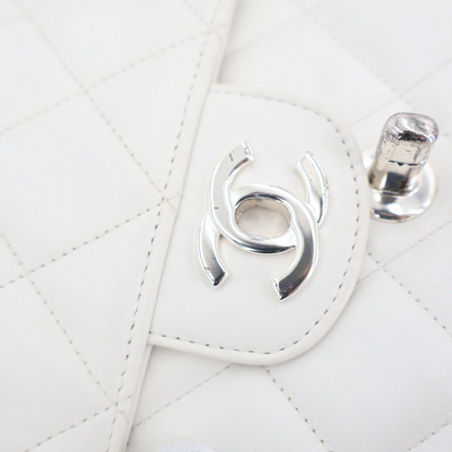 Chanel Quilted 25 Caviar Leather Double Flap Chain — view 6