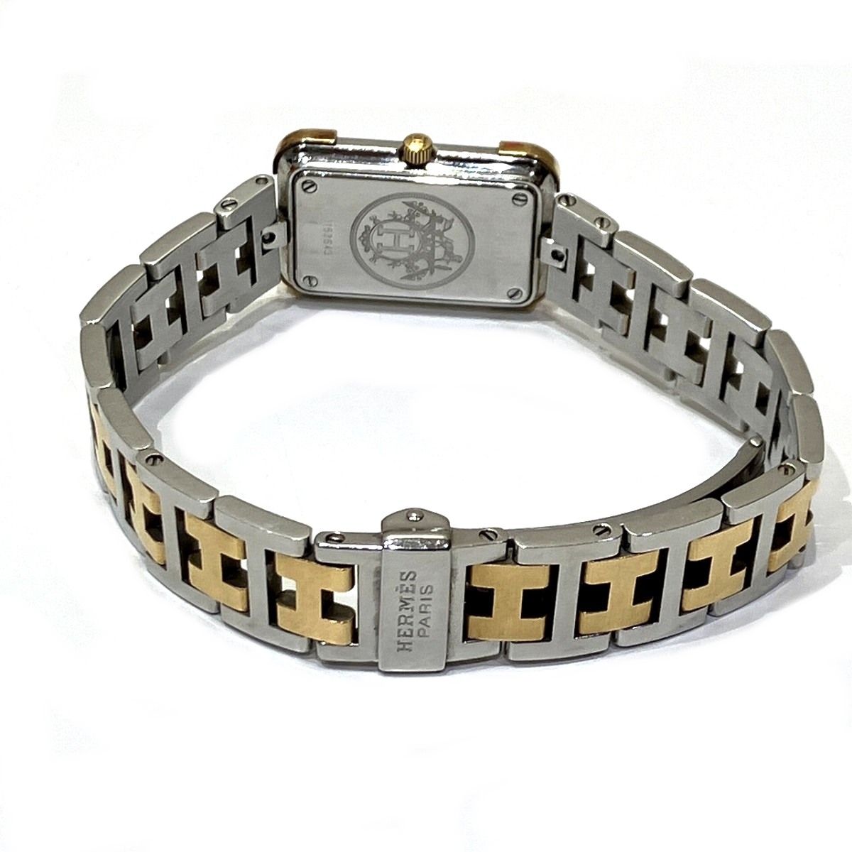 Hermes Croajour NB Watch SS Quartz White Dial — view 6