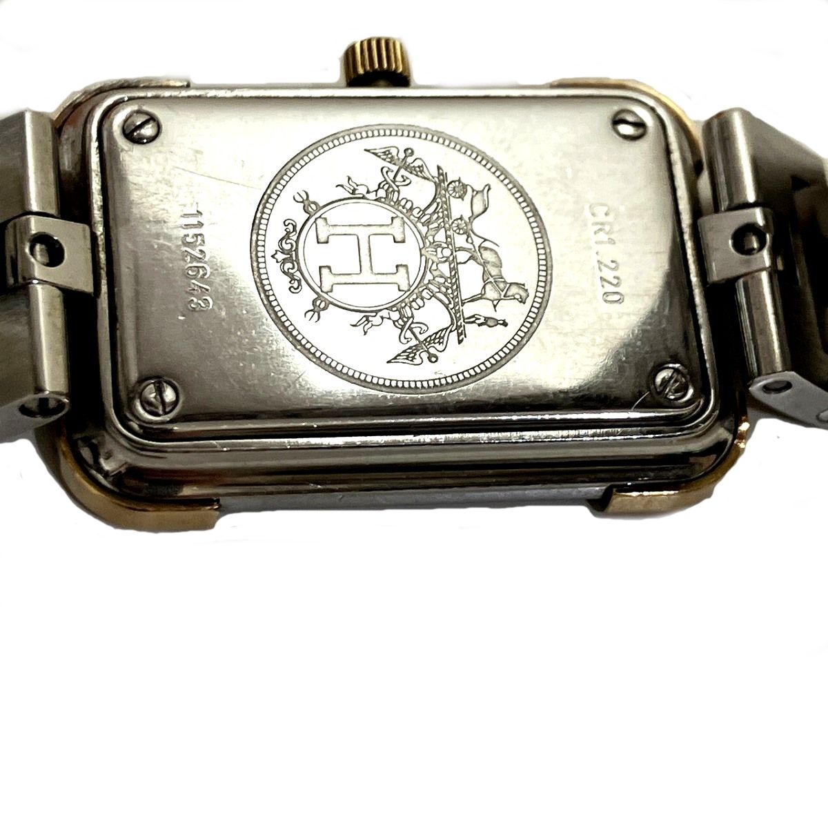 Hermes Croajour NB Watch SS Quartz White Dial — view 5