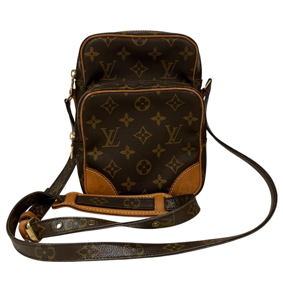 Louis Vuitton Amazon Monogram Shoulder Bag Leather