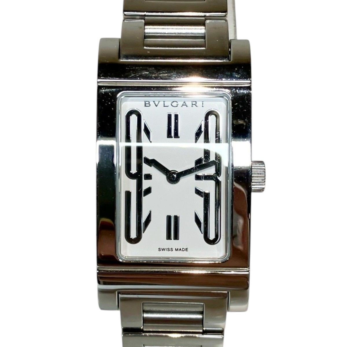 Bvlgari Watch SS Quartz White Dial