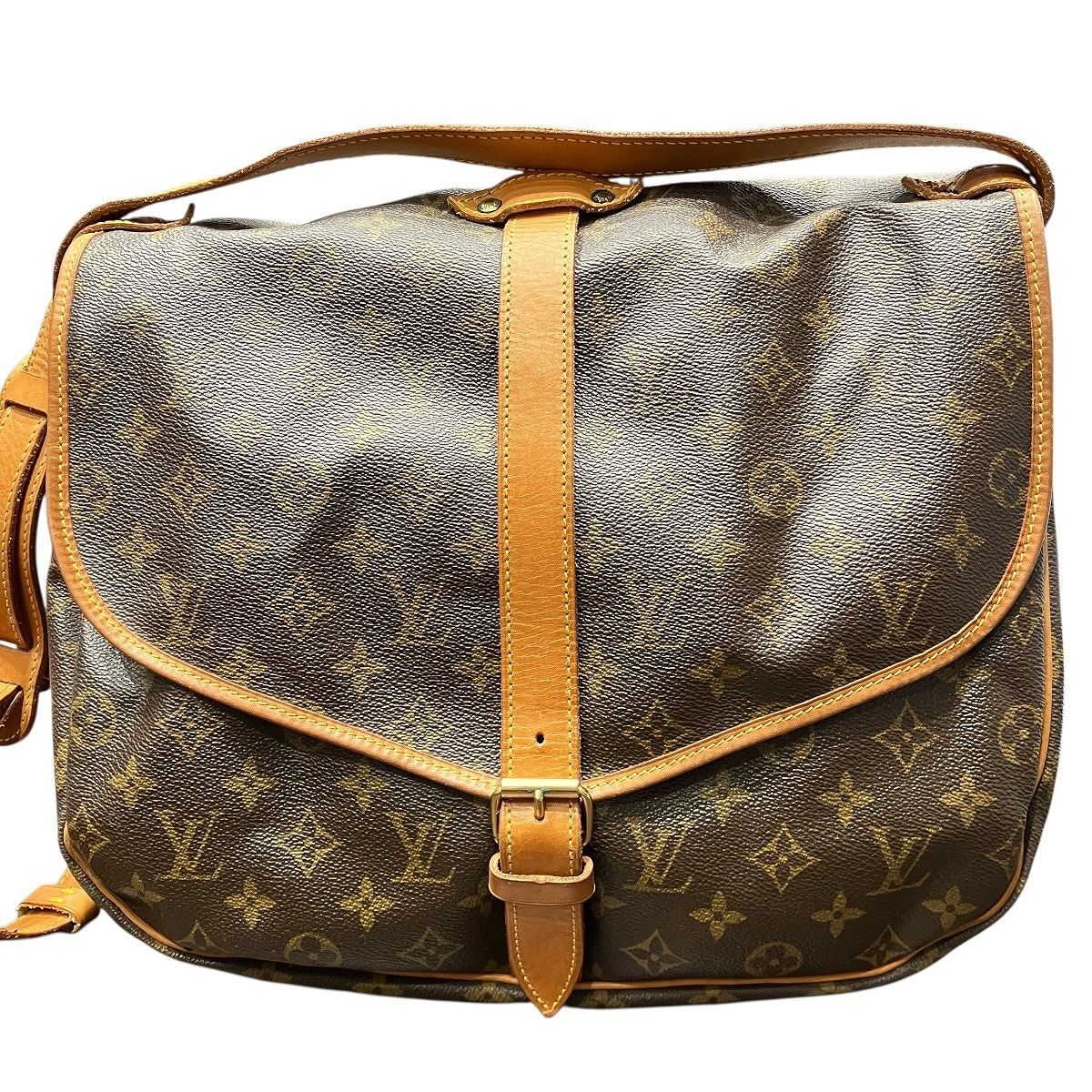 Louis Vuitton Saumur 30 Monogram Shoulder Bag Canvas