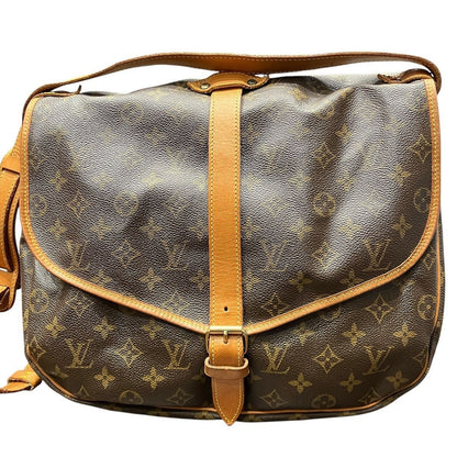Louis Vuitton Saumur 30 Monogram Shoulder Bag Canvas