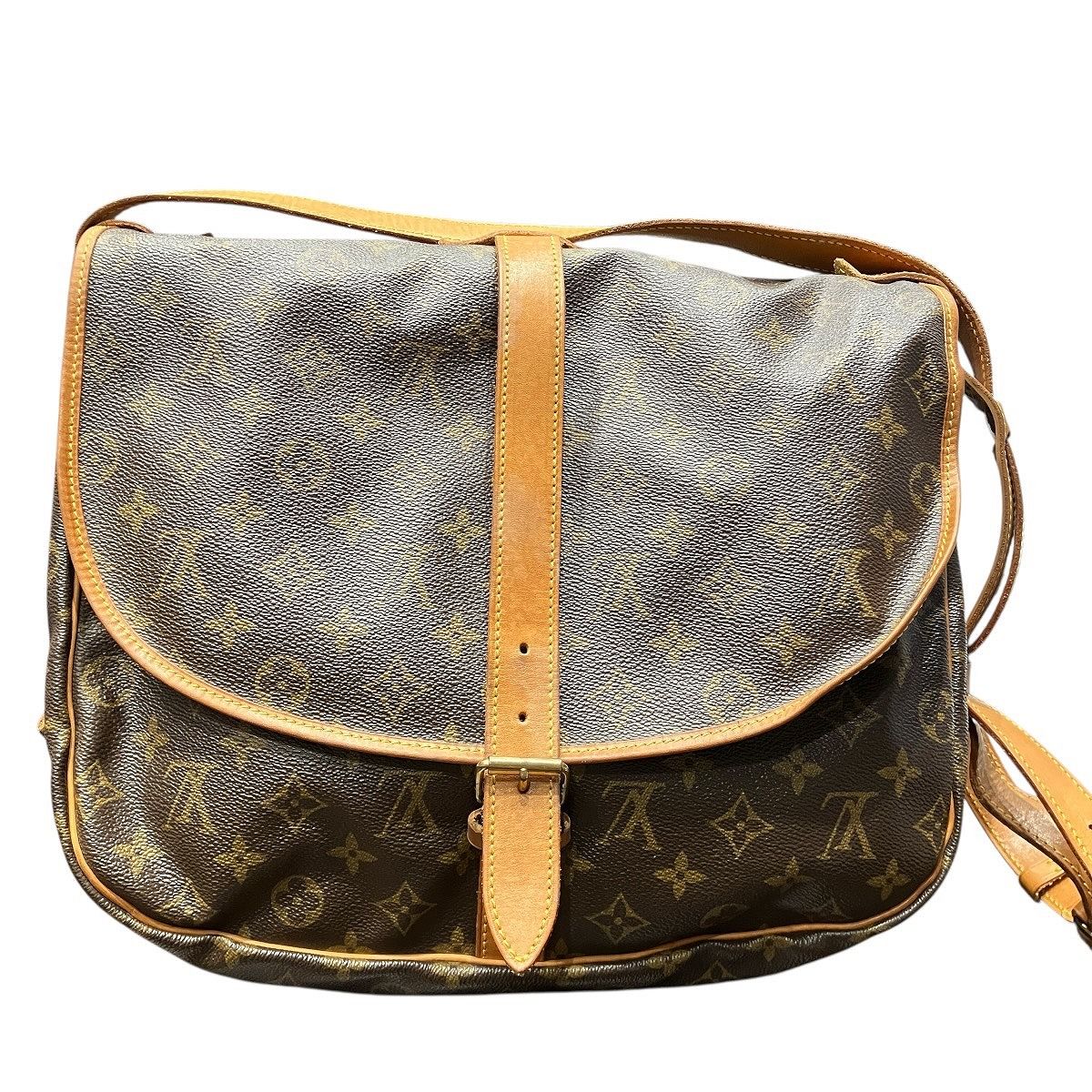 Louis Vuitton Saumur 30 Monogram Shoulder Bag Canvas — view 2