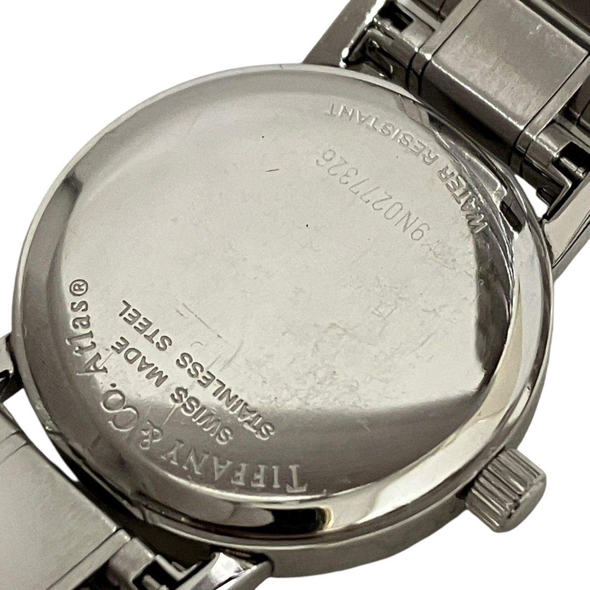 Tiffany & Co Atlas Watch SS Quartz Black Dial — view 5
